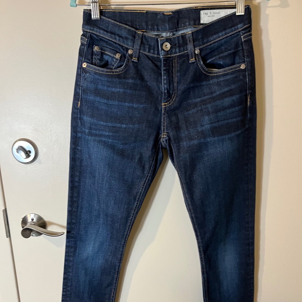 Rag And Bone Dre Beverlys Wash Jeans Size 26 Excellent Like New Condtion!